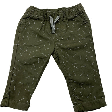 Boys Target, khaki cotton pants, elasticated, EUC, size 00,  