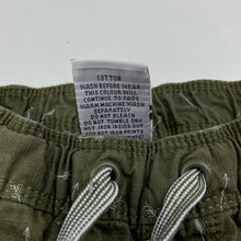 Load image into Gallery viewer, Boys Target, khaki cotton pants, elasticated, EUC, size 00,  