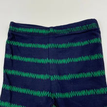 Load image into Gallery viewer, unisex Dymples, navy cotton leggings / bottoms, EUC, size 00,  