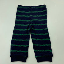 Load image into Gallery viewer, unisex Dymples, navy cotton leggings / bottoms, EUC, size 00,  