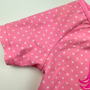 Girls Dymples, short sleeve rashie / swim top, mermaid, light mark on shoulder, FUC, size 00,  