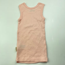 Load image into Gallery viewer, Girls Anko, pink organic cotton singlet top, cat, EUC, size 00,  