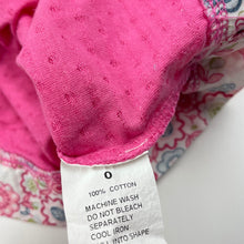 Load image into Gallery viewer, Girls Candy Stripes, cotton summer dress, GUC, size 0, L: 39cm