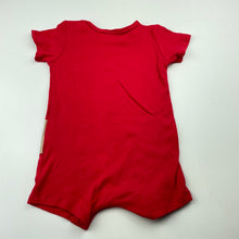 Load image into Gallery viewer, unisex Baby Berry, red cotton Christmas romper, EUC, size 00,  