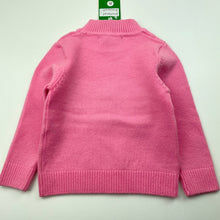 Load image into Gallery viewer, Girls MAIBO, pink stretchy sweater / jumper, armpit to armpit: 23cm, shoulder to cuff: 25cm, NEW, size 0-1,  