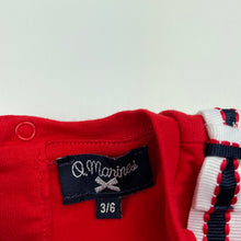 Load image into Gallery viewer, Girls Original Marines, red stretchy t-shirt / top, EUC, size 00,  