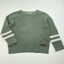 Load image into Gallery viewer, Boys Country Road, knitted waffle cotton sweater / jumper, wash fade, FUC, size 4,  