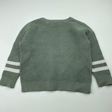 Load image into Gallery viewer, Boys Country Road, knitted waffle cotton sweater / jumper, wash fade, FUC, size 4,  
