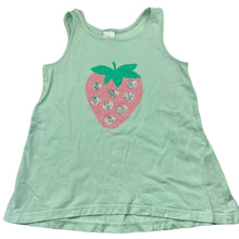 Load image into Gallery viewer, Girls Target, cotton singlet / tank top, strawberry, GUC, size 5,  