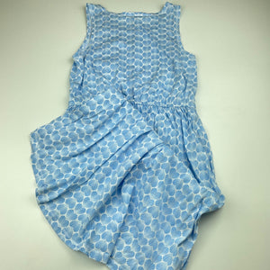 Girls Target, cotton summer hi-lo dress, light mark on front, FUC, size 9, L: 68cm at front