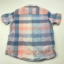 Load image into Gallery viewer, Boys Indie, checked cotton short sleeve shirt, GUC, size 3,  