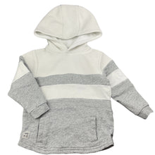 Load image into Gallery viewer, Boys Indie, grey &amp; white cotton hoodie sweater, GUC, size 1,  