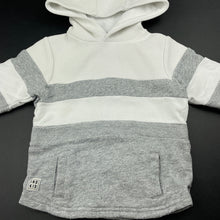 Load image into Gallery viewer, Boys Indie, grey &amp; white cotton hoodie sweater, GUC, size 1,  
