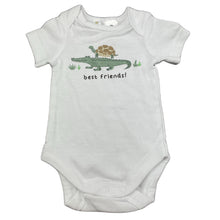 Load image into Gallery viewer, Boys Dymples, cotton bodysuit / romper, crocodile, EUC, size 000,  