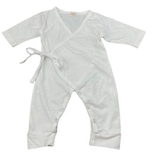 Load image into Gallery viewer, Girls white, cross-over romper, wings, FUC, size 0,  