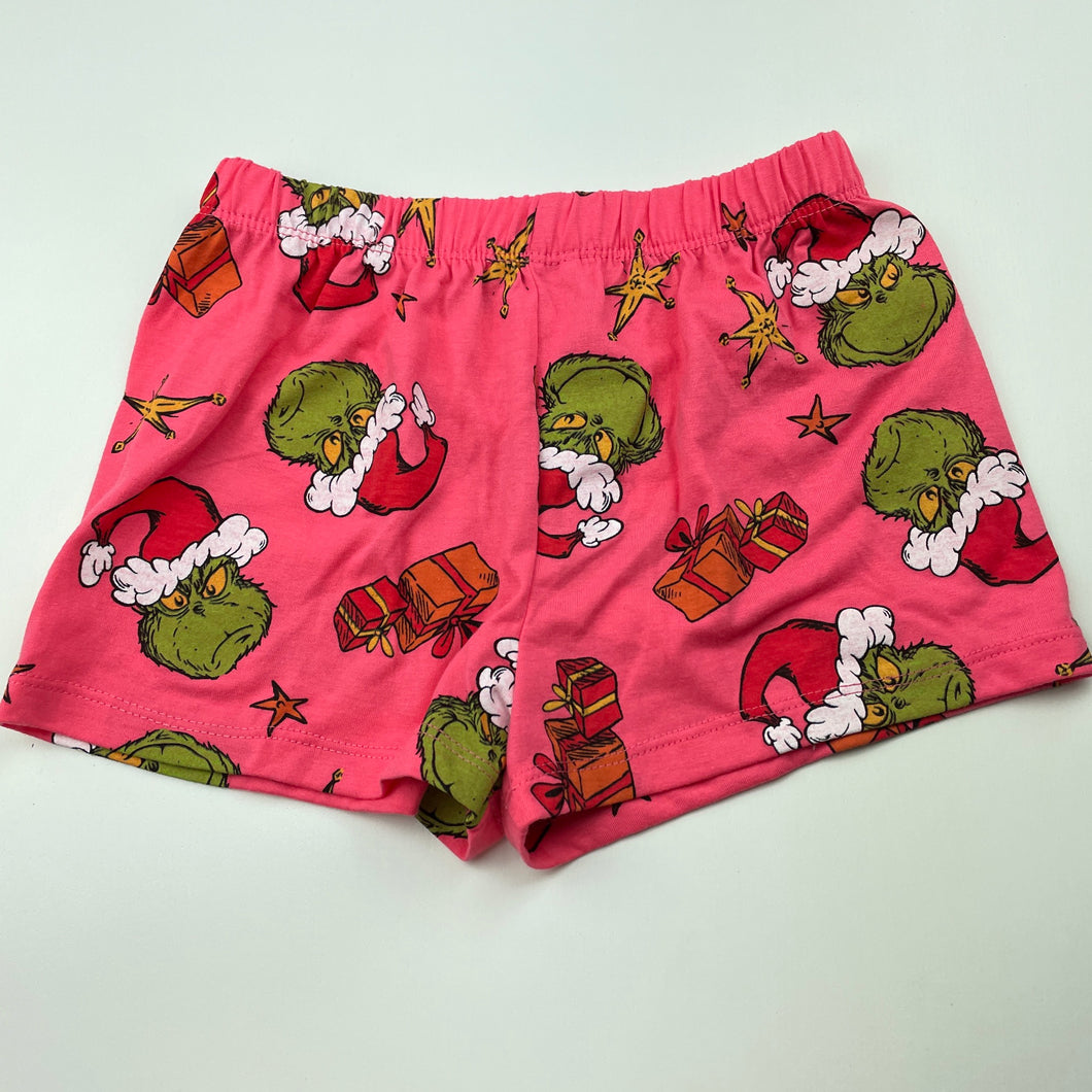 Dr Seuss, The Grinch Christmas pyjama shorts, elasticated, EUC, size 3, –  DaisyChainClothing