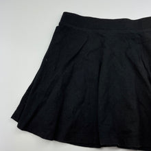 Load image into Gallery viewer, Girls H&amp;T, black cotton skirt, elasticated, GUC, size 6,  