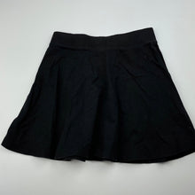 Load image into Gallery viewer, Girls H&amp;T, black cotton skirt, elasticated, GUC, size 6,  