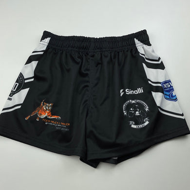 Boys Sinalli, NSWRL Macarthur Wests Tigers rubgy shorts, GUC, size 12,  