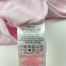 Load image into Gallery viewer, Girls Baby Patch, pink cotton singletsuit / romper, EUC, size 0000,  