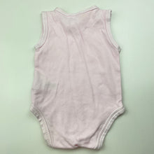 Load image into Gallery viewer, Girls Baby Patch, pink cotton singletsuit / romper, EUC, size 0000,  
