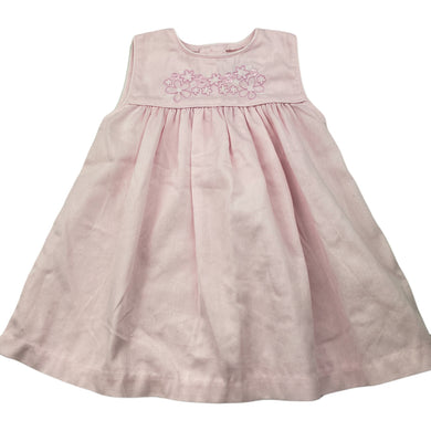 Girls Halo Baby, vintage embroidered lightweight dress, EUC, size 0, L: 38cm