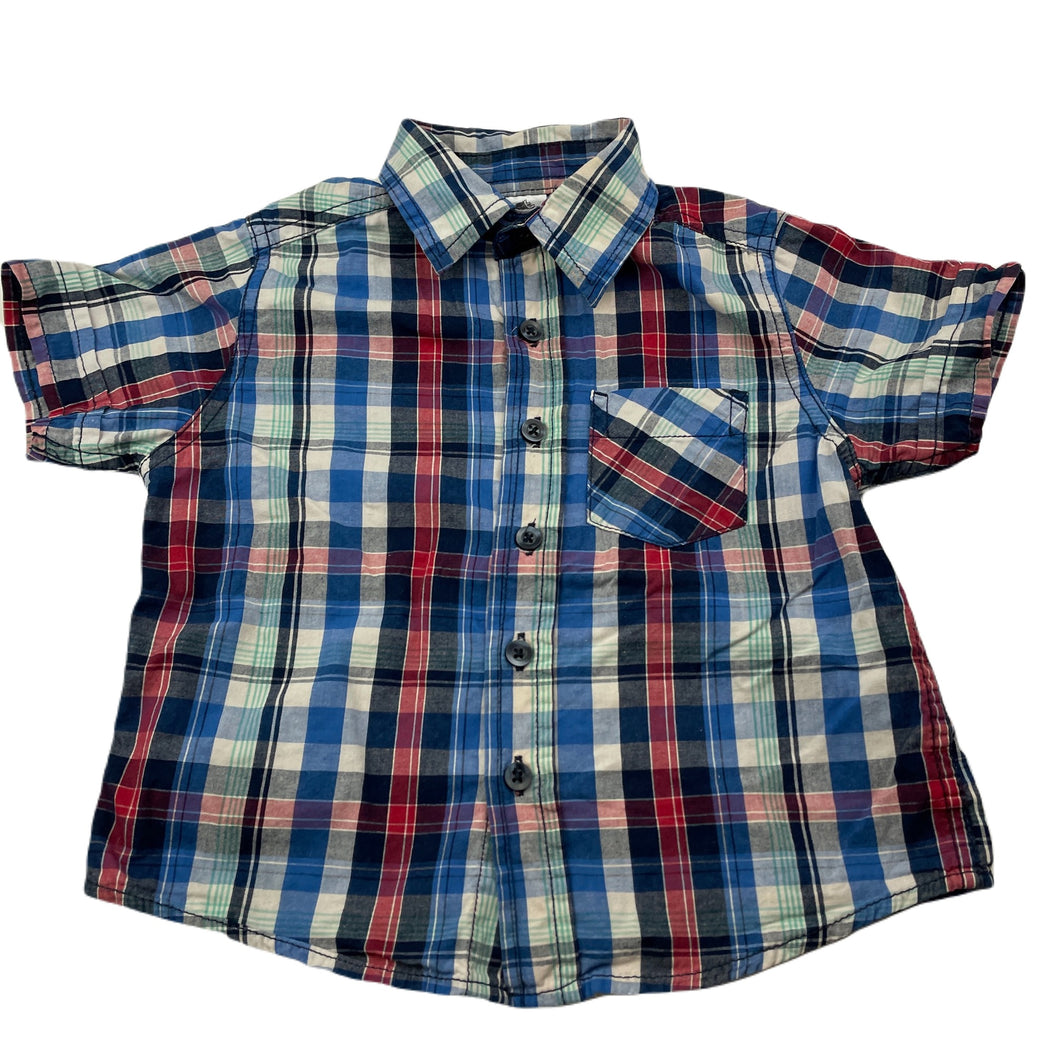 Boys H&T, lightweight cotton short sleeve shirt, FUC, size 2,  