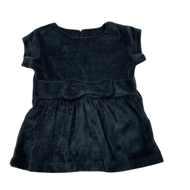 Girls Carters, dark grey velour top, EUC, size 000,  