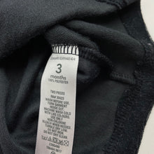 Load image into Gallery viewer, Girls Carters, dark grey velour top, EUC, size 000,  