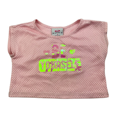 Girls Elite Action Sports, pink mesh top, GUC, size 3,  