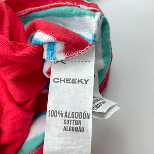 Boys Bb Cheeky, striped cotton romper, EUC, size 000,  