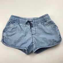 Load image into Gallery viewer, Girls Country Road, blue lyocell shorts, elasticated, FUC, size 6,  