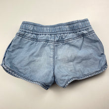 Load image into Gallery viewer, Girls Country Road, blue lyocell shorts, elasticated, FUC, size 6,  