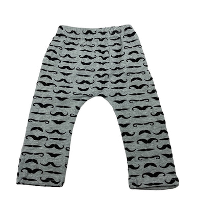 Boys grey, stretchy leggings / bottoms, elasticated, EUC, size 00,  