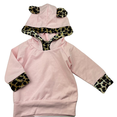 Girls Catpapa, lightweight hooded top, EUC, size 00,  
