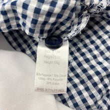 Load image into Gallery viewer, Girls Korango, lined navy &amp; white party dress, FUC, size 0, L: 38cm