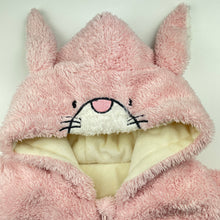 Load image into Gallery viewer, Girls TWINKLE MCDULL, wadded fleece lined hooded romper, EUC, size 1-2,  