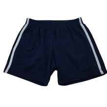 Load image into Gallery viewer, Boys navy, stretchy shorts, elasticated, W: 26cm across unstretched, FUC, size 5-7,  