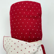 Load image into Gallery viewer, unisex Formr Jnr, red &amp; white knitted cotton baby blanket, 80cm x 100cm, NEW, size 0000-000,  