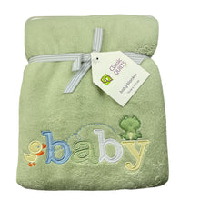 Load image into Gallery viewer, unisex Classic Quilts, embroidered soft fleece baby blanket, 76cm x 102cm, NEW, size 0000-000,  