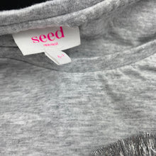 Load image into Gallery viewer, Girls Seed, grey marle cotton long sleeve top, FUC, size 6-7,  
