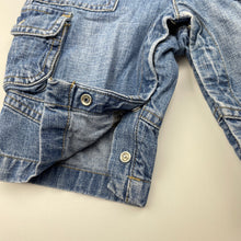 Load image into Gallery viewer, Boys Baby GAP, blue denim long shorts, elasticated, FUC, size 00,  