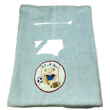 Load image into Gallery viewer, Boys Kidsline, embroidered fleece baby blanket, 75cm x 95cm, GUC, size 0000-000,  