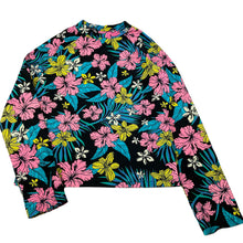 Load image into Gallery viewer, Girls Mango, colourful floral long sleeve rashie / swim top, EUC, size 8,  