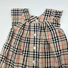 Load image into Gallery viewer, Girls BILIBAYA, checked lightweight dress, EUC, size 2, L: 40cm