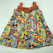 Load image into Gallery viewer, Girls Disney, Mickey Mouse lightweight summer top, armpit to armpit: 26cm, EUC, size 2,  