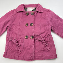 Load image into Gallery viewer, Girls Cotton On, embroidered lightweight cotton jacket, GUC, size 1,  