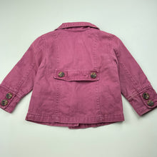 Load image into Gallery viewer, Girls Cotton On, embroidered lightweight cotton jacket, GUC, size 1,  