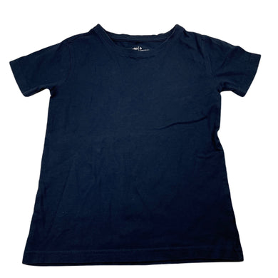 Boys Anko, navy cotton t-shirt / top, EUC, size 6,  