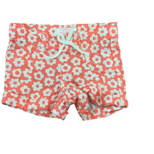 Load image into Gallery viewer, Pumpkin Patch lightweight floral cotton shorts, adjustable, size 000, Pre-loved